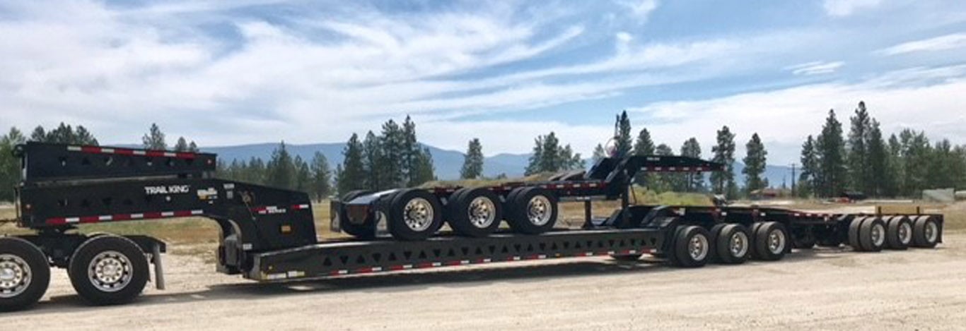 Semi-trailer truck Big